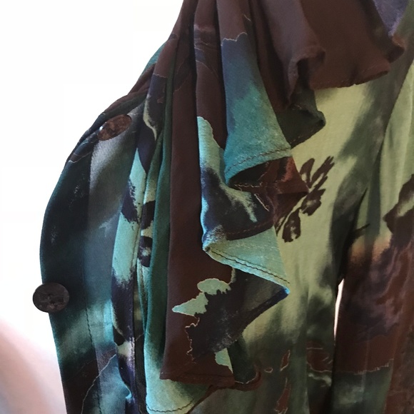 Carole Little Sheer Top - Picture 4 of 4